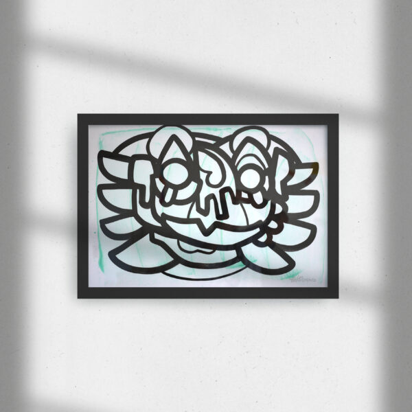 Flying—acrylic-on-paper-2022_2