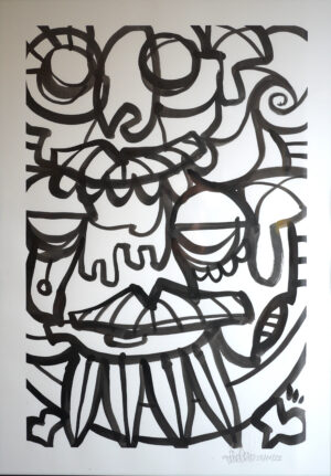 wild – china ink on paper A2 2022