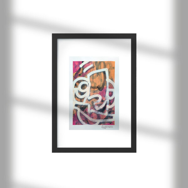 Resilient Flow – mixed media on paper A3 2022_1